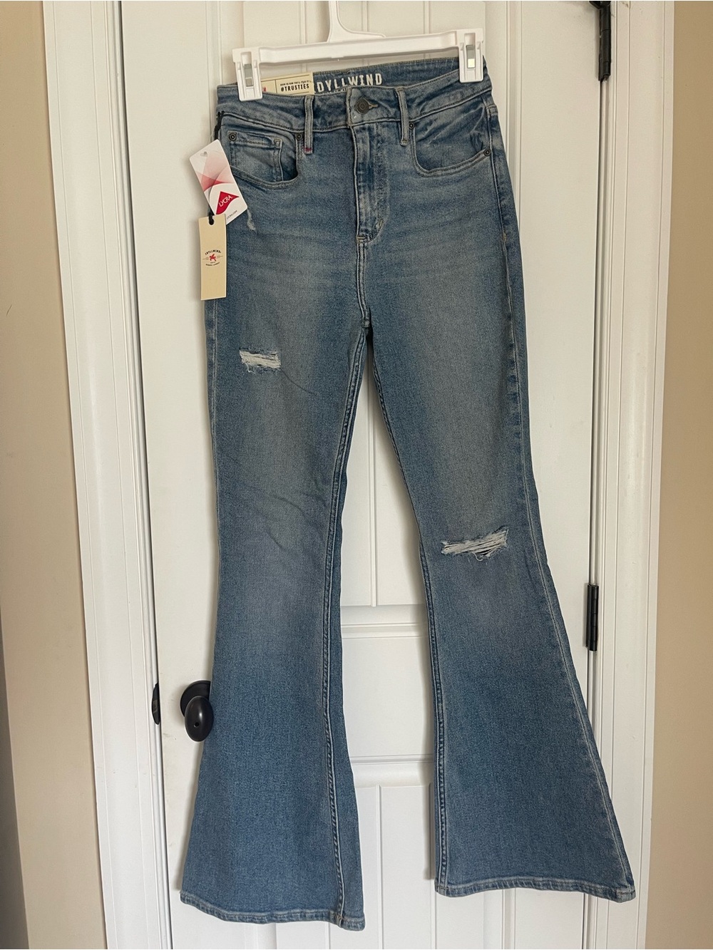 Idyllwind Medium Blue High-Rise Flare Jeans